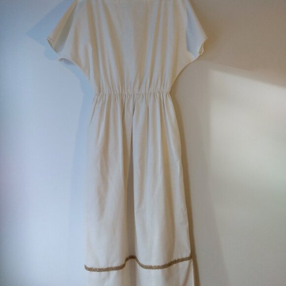 Vintage Greco Roman Dress Long Egyptian Style Theater Costume Boho Hippy - Picture 12 of 16